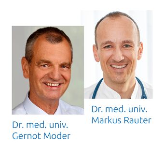 Dr. Gernot Moder und Dr. Markus Rauter